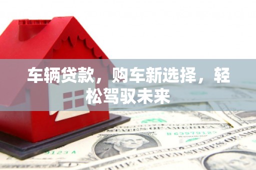 东坡车辆贷款，购车新选择，轻松驾驭未来