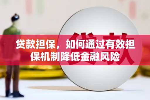 东坡贷款担保，如何通过有效担保机制降低金融风险