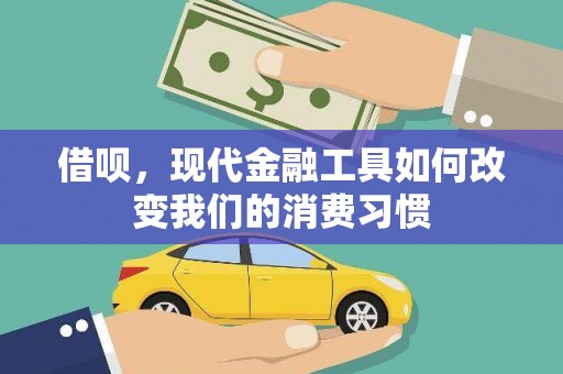 东坡借呗，现代金融工具如何改变我们的消费习惯