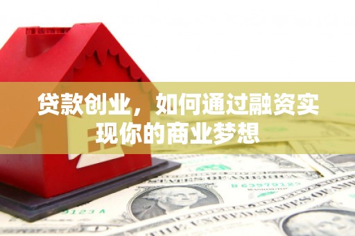 东坡贷款创业，如何通过融资实现你的商业梦想