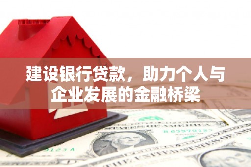 东坡建设银行贷款，助力个人与企业发展的金融桥梁