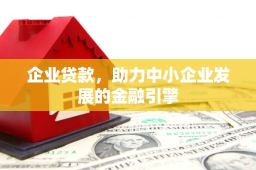 东坡企业贷款，助力中小企业发展的金融引擎