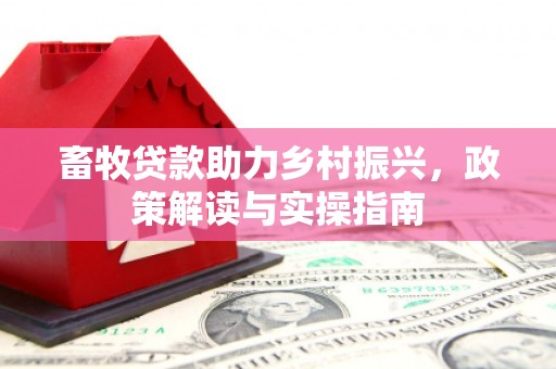 东坡畜牧贷款助力乡村振兴，政策解读与实操指南