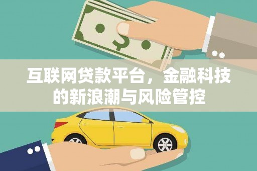 东坡互联网贷款平台，金融科技的新浪潮与风险管控